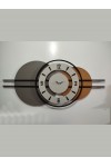 Latte Ahşap Metal Duvar Saati Büyük 2 Latte Ahşap Metal Duvar Saati Büyük 2